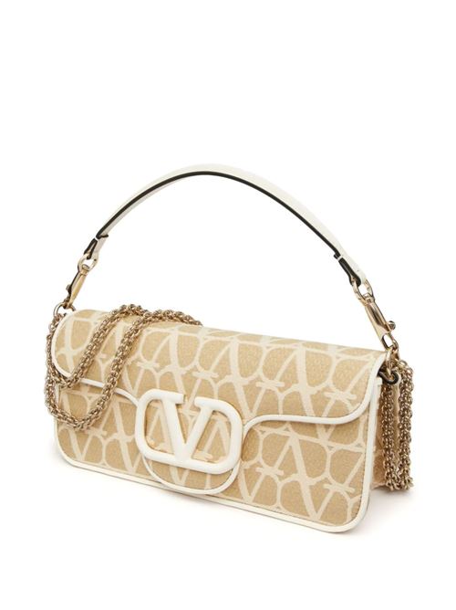 Locò shoulder bag in toile iconographe raffia Valentino Garavani | 4W2B0L96IVWYT3